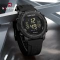 NAVIFORCE NF7104Men's  Digital Watch Fashion Casual Date Week Alarm Clock Waterproof Silicone Strap Electronic Wristwatch 2024. 