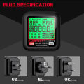 HT97 Socket Tester Pro Voltage Test LCD Digital Outlet Socket Detect US/UK/EU Plug Ground Zero Line Plug Polarity Phase Check. 
