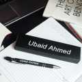 Customized your name Pen and Box ( best gift to send your teacher,father, mother,sister, brother). 