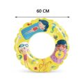 Intex 60cm Inflatable Transparent Ring Swim ring tube. 