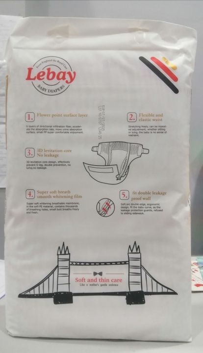 Lebay%20Soft%20and%20Thin%20Care%20Baby%20Diapers%20M%2060%20pcs%20(6-9kg)%20-%20Image%202