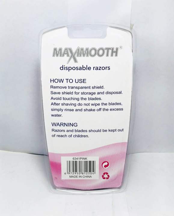 MaxMooth%20ladies%20razor%203%20Blade%20Razor%20%206%20pcs%20made%20in%20China%20-%20Image%202