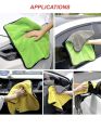 40x40 Cm Wiping Cloth Talo 16x16 Inch Microfibre Cloth 600 GSM, 40cm x 40cm Cloth Car Bike Cleaning, Kitchen Cleaning Towel Polishing Towels Multipurpose Automotive Ultimate Cleaning Cloth. 