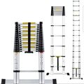 6 to 20 Feet Aluminum Telescoping Telescopic Ladder Folding Ladder in Extendable Ladder for Household and Outdoor-Multi-functional A Frame Portable Extension Folding Multi-Purpose Heavy Duty Ladder. 