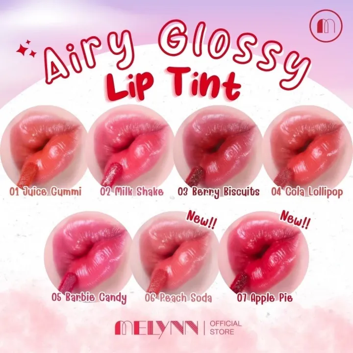 Melynn airy glossy lip tint