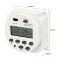 DIYWORK Digital LCD Electronic AC 220-250V Daily Weekly Programmable Timer Auto On/Off Relay Time Control Switch. 
