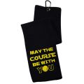 Funny Microfiber Premium Golf Towel, Embroidered Golf Towels for Golf Bags for Men&Women, Golf Accessories for Men Golfers. 
