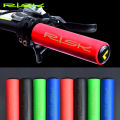 RISK Bicycle Handlebar Grip Soft Silicone Mountain Bike Grip Lightweight MTB Grips Dust-proof Bike Handle with Bar End Plug. 