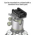 FANAUE Picatinny Arca Swiss Compatible Rail Plate with Anti-slip Slot, CNC Machined Aluminum,Tripod Dovetail Adapter Mount.