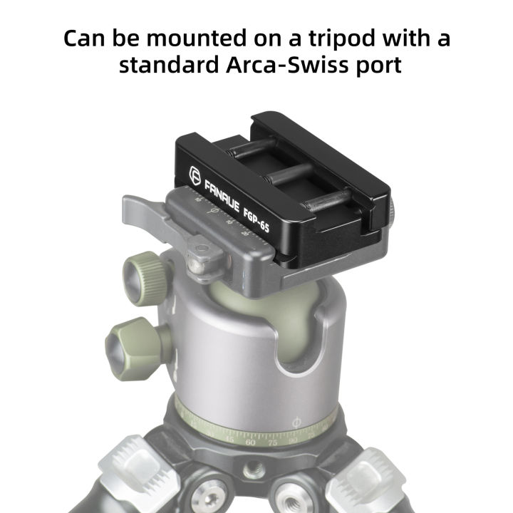 FANAUE%20Picatinny%20Arca%20Swiss%20Compatible%20Rail%20Plate%20with%20Anti-slip%20Slot,%20CNC%20Machined%20Aluminum,Tripod%20Dovetail%20Adapter%20Mount%20-%20Image%205
