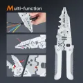 AIRAJ 7 Inch Multi Functional Wire Stripper Pliers and Stripping Specialized for Electricians Tools Crimping Pliers Terminal. 