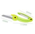 Stainless Steel Multicolor Cartoon Bird Folding Fruit Knife Household Portable Stainless Steel Peeler Small Knife. 
