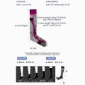 GTUBIKE 1 Pair Merino Wool Winter Men Warm Ski Socks Thicker Sports Snowboard Cycling Soccer Socks High Elastic Thermal Socks.