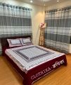 New Design Luxury Panel bedsheet king size (8feet/7.5feet( with 2 pillows cover & 1 side pillow cover for home decorations. 