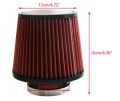 Universal High Performance Red Dry Washable Air Intake Filter. 