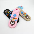 1/4pcs Children's teething remote control silicone material baby teething toys simulation remote control toys teething teether. 
