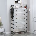 6-layer dustproof shoe rack, often described as a multi-layer shoe cabinet or storage organizer.. 