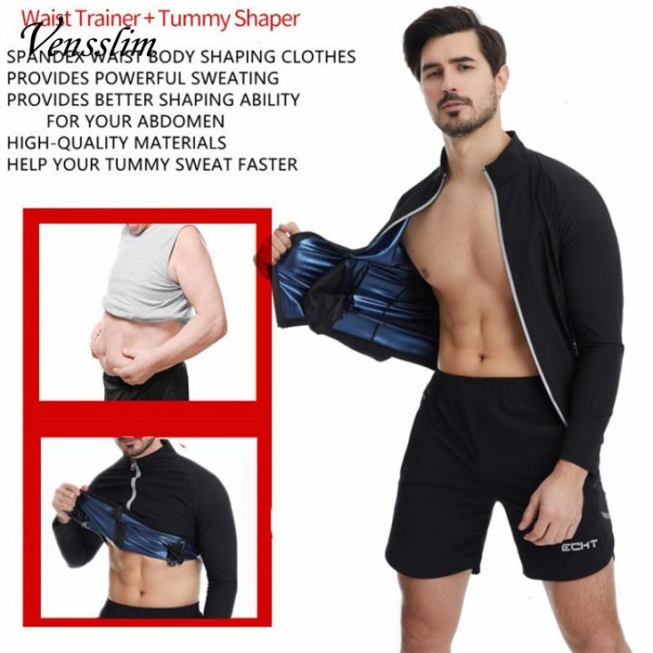 Vensslim%20Men%20Sauna%20Sweat%20Suit%20Zipper%20Waist%20Trainer%20Slimming%20Tops%20with%20Packet%20Fat%20Burner%20Body%20Shaper%20Belly%20Trimmer%20Slim%20Corset%20-%20Image%207