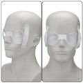 1Pair Plastic Ventilated Eye Shields Cover Transparent Surgery Eye Protection Breathable Small Hole. 