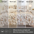 3pcs/set Leaf Floral Pattern Duvet Cover Set(1 Duvet Cover & 2 Pillowcase）Soft And Skin-Friendly Duvet Cover Bedding Set For. 