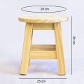Rustic Round Wooden End Table – Side Table, Coffee Table, Accent Table, Natural Wood, Compact Design, Living Room & Bedroom Furniture, Small Rustic Coffee Table, Wooden Side Table, Versatile End Table, Wooden Stool, Rustic Stool, Modern Rustic Home Décor,. 