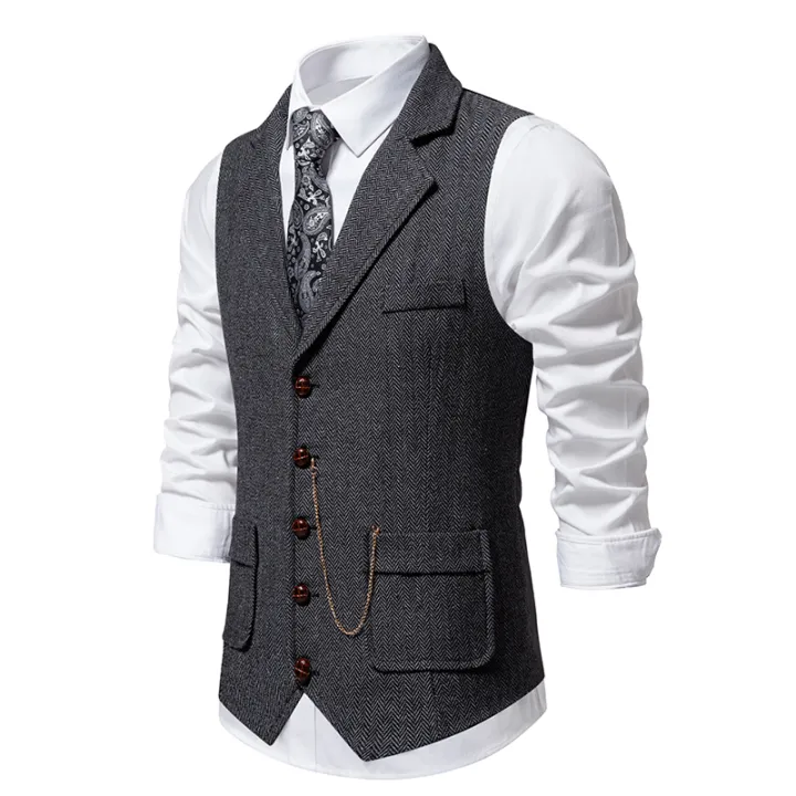 Men's%20Retro%20Lapel%20Chain%20Vest%20Fashion%20Herringbone%20Coarse%20Tweed%20Pockets%20Suit%20Vest%20British%20Casual%20Vintage%20Gentleman%20Leisure%20Party%20-%20Image%202