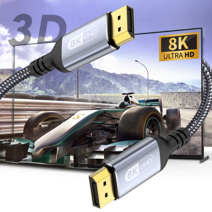 NIERBO%20DisplayPort%20Cable%208K%20DP%201.4Cable%208K@60Hz%204K@144Hz%20Braided%20High%20Speed%20Display%20Port%20Cable%20Compatible%20with%20TV%20Monitor%20Laptop%20-%20Image%203