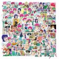 100pcs The Disastrous Life of Saiki K Stickers Phone Case Luggage DIY Decorative Supplies Waterproof Stickers. 