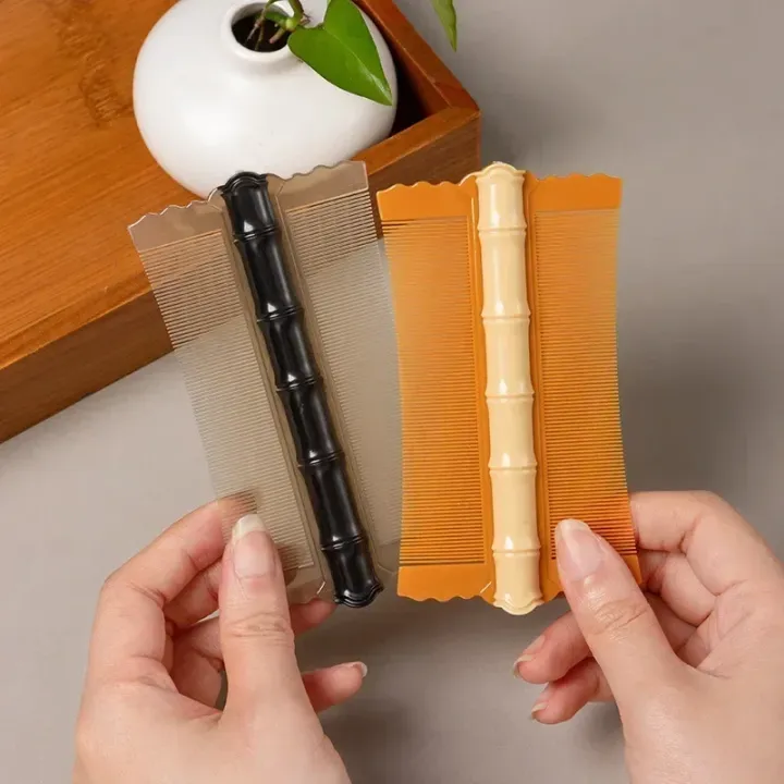 Plastic%20Bamboo%20Node%20Comb%20Double%20Sided%20Ultra%20Dense%20Tooth%20Comb%20for%20Lice%20Removal%20Practical%20Tool%20for%20Pets%20And%20Children%20-%20Image%203