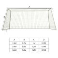 Football Net For Soccer Goal Post Junior Sports Training 2.4m x 1.8m 3.6m x 1.8m Football Net Foldable Portable Soccer Net Kids.