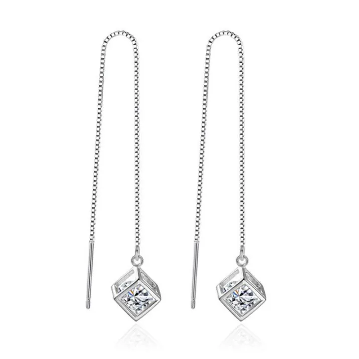 Elegant%20Fashion%20925%20Sterling%20Silver%20Cube%20Love%20Window%20Zirconia%20Sugar%20Drop%20Earrings%20Box%20Chain%20Long%20Tassel%20Earrings%20S-E238%20-%20Image%204