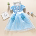 Children Princess Fancy Costume Girls New Rapunzel Anna Dress Kids Christmas Cosplay Belle Aurora Sofia Birthday Party Clothes. 