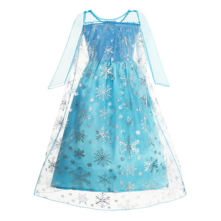 Girls%20Snow%20Queen%20Kids%20Costumes%20Girls%20Carnival%20Party%20Prom%20Gown%20Elsa%20Robe-Playing%20Children%20Clothing%20Princess%20Dress%20Birthday%20Dress%20-%20Image%204