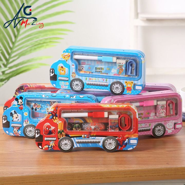 Disney%20Frozen%20Car%20Student%206%20in%201%20Cartoon%203D%20truck%20pencil%20case%20with%20stationery%20set%20double%20layer%20iron%20pencil%20holder%20kids%20stationery%20%20Stationery%20Box%20Pencil%20Sharpener%20Eraser%20Set%20Children's%20Learning%20Gifts%20Boys%20and%20Girls%20Pencil%20Case%20Prizes%20-%20Image%202