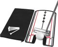 Golf Putting Mirror - Alignment Training Aid with Laser-Engraved Lines for Eye Ball & Putter Alignment Portable Putting Practice. 
