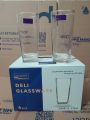 Delisoga 6 Piece Glassware Set – 315ml Crystal Clear Juice Glasses | Premium Glass Tumblers for Juice, Water & Beverages. 