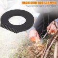 Scraper Stone Fire Starter Lighter Stainless Steel Flint Equipments Multifunctional Magnesium Rod Scraper for Camping Hiking. 