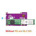 Raspberry Pi 5 PCIe to M.2 NVMe SSD Supports Gen2/3 Fit Size 2230 2242 2280 PCIE SSD Expansion Board For Pi5 RPi 5. 