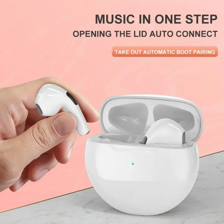 New%20PRO6%20Wireless%20Bluetooth%20Headset%20Stereo%20Binaural%20TWS%20InEar%20Macaron%20J6%206%20Th%20Generation%20Bluetooth%20Headset%20-%20Image%202