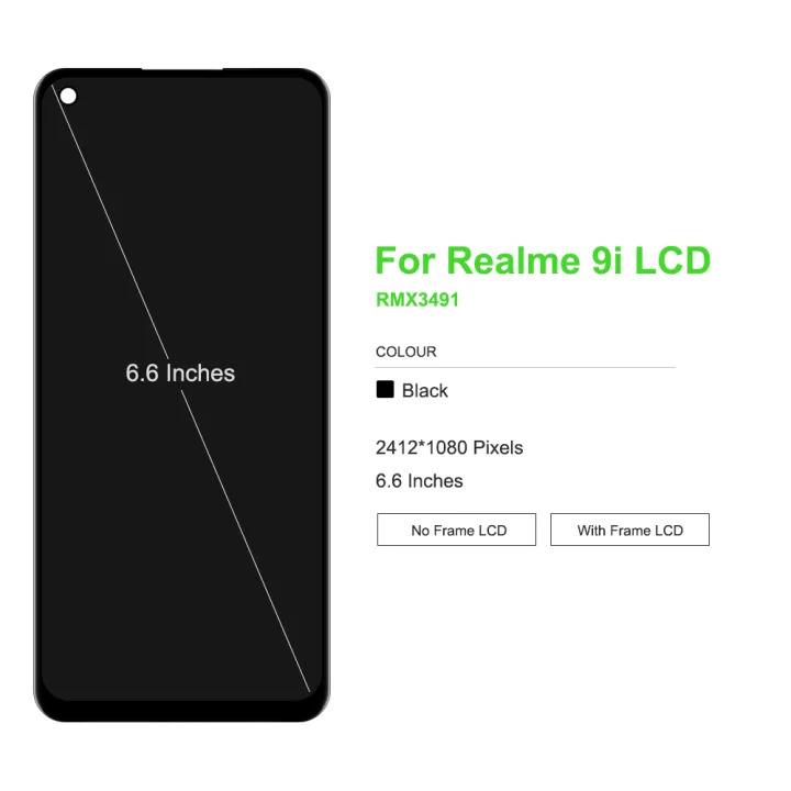 6.6''%20For%20%20%209i%20LCD%20Display%20Touch%20Screen%20Digitizer%20Assembly%20For%20%20RMX3491%20LCD%20Display%20Replaceable%20Parts%20-%20Image%203