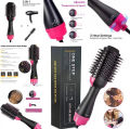 One Step 3-in-1 Hot Air Hair Dryer, Straightener & Curler – Professional Fast Styling Brush & Comb  Quick Drying, Smooth Straightening & Effortless Curls  Salon-Quality Blow Dryer Brush for Women & Girls. 