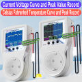 16A Tuya WIFI Smart Thermostat Socket Outlet Plug Remote Temperature Controller Timer Switch Cooling Heating 3M NTC Sensor. 