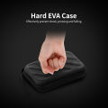 2.5in External Hard Drive Disk Case Shockproof EVA Case HDD with Mesh Pocket and Soft Inner Fabric Carrying Case for Office Use.