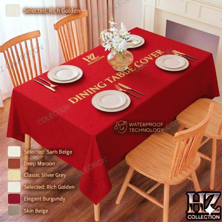 Modern%20Classic%20PVC%20Tablecloth%206/8%20Seater%20Rectangle/Oblong%2060x90/102cm%20Elegant%20Dining%20Table%20Cover%20-%20Image%204