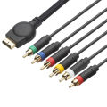 for PS PS2 PS3 AV Ypbpr Cable 1.8M Gold Plated for Game Console Audio Video Cord for Game Controller RCA AV Wire Cable.