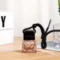 Car Decoration Essential Oil Diffuser Fragrance Air Freshener Scent Perfume Bottle Ornament Hanging Empty Bottle Accessory. 