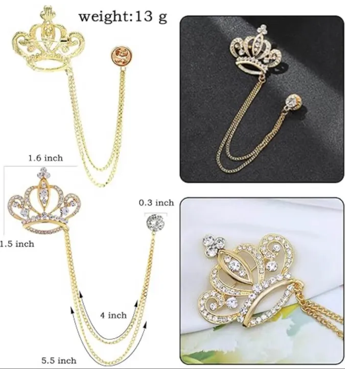 Gold%20Plated%20Crown%20Kings%20Chain%20Brooch%20For%20Men%20-%20Image%202