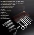 Stainless Steel Professional 12Pcs Tools Set Nail Clippers, Nail Scissors Grooming Kits, Nail Tools.
