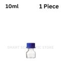 Media Bottle Reagent Culture Bottle Borosilicate Type Glass with Blue Screw Cap & White Graduations Heat Resistant Transparent Glass Lab Media Bottle for Learning Educational & Science Projects 10ml 25ml 50ml 100ml 250ml 500ml 1000ml 2000ml 5000ml 10000ml. 
