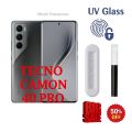 Tecno Camon 40 Pro UV Curved Screen Protector | UV Glass Screen Protector | UV Glass for Tecno Camon 40 Pro | High Quality | Premium Quality | Ready to Use | Free Delivery | Tecno Camon 40 Pro | Tecno Camon 40 Pro UV Tempered Glass Screen. 